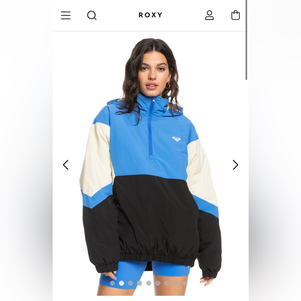 Roxy Kelia Oversized Windbreaker NWOT